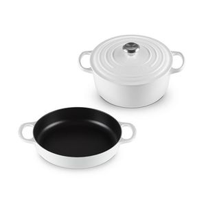 3pc Signature Cast Iron Set White Product Image