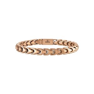 Bulova Link 8mm Polished Rose-Tone Stainless Steel Bracelet 8" Product Image