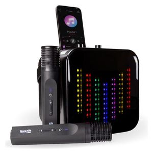 Pixel Bluetooth Karaoke Machine w/ 2 Wireless Microphones Product Image