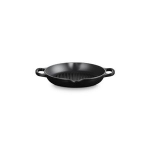 9.75" Signature Cast Iron Deep Round Grill Licorice Product Image