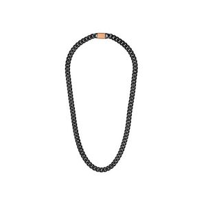 Latin GRAMMY Classic 10mm Stainless Steel Curb Chain Necklace - 24" Gunmetal Product Image