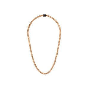 Latin GRAMMY Classic 6mm Stainless Steel Curb Chain Necklace - 22" Rose Gold-Tone Product Image
