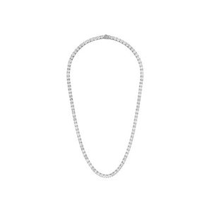 Classic Sterling Silver & White Topaz Tennis Necklace 22" Product Image