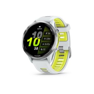 Forerunner 970 Advanced GPS Running Smartwatch Whitestone/Amp Yellow Product Image