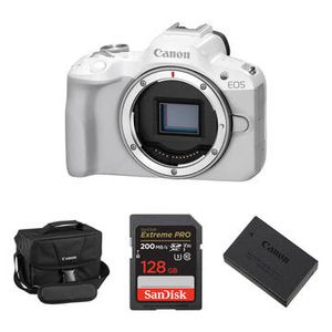 Canon EOS R50 Mirrorless Camera with Essentials+ K Product Image
