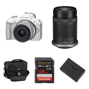 Canon EOS R50 Mirrorless Camera with 18-45mm & 55- Product Image
