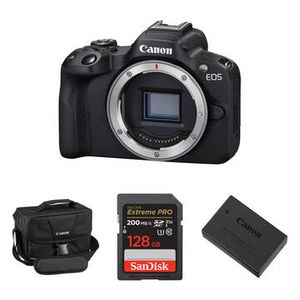 Canon EOS R50 Mirrorless Camera with Essentials+ K Product Image