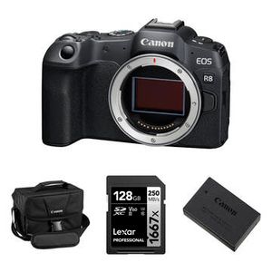 Canon EOS R8 Mirrorless Camera with Essentials+ Ki Product Image