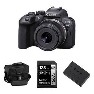 Canon EOS R10 Mirrorless Camera with 18-45mm Lens Product Image
