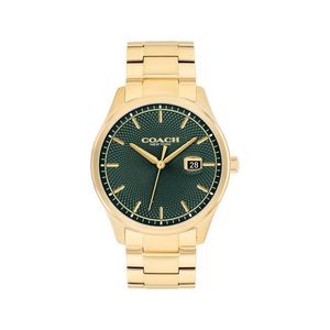 Mens Oliver Gold-Tone Stainless Steel Watch Green Dial Product Image