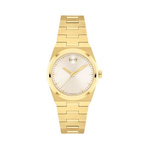 Ladies Bold Quest Mini Gold-Tone Stainless Steel Watch Champagne Dial Product Image