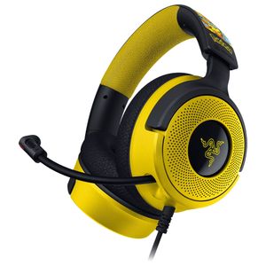 Razer - Kraken V4 X Wired Over-the-Ear Gaming Headset for PC, Mac, Playstation, Nintendo Switch, Steam Deck, Mobile, and Tablet - Pokémon Edition Product Image