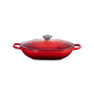 3.75qt Signature Cast Iron Oval Casserole Cerise Product Image