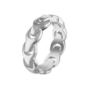 Bulova Link Sterling Silver Ring Size 10 Product Image