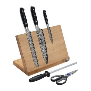 Compass Damascas 6pc Knife Set w/ Magnetic Easel Product Image
