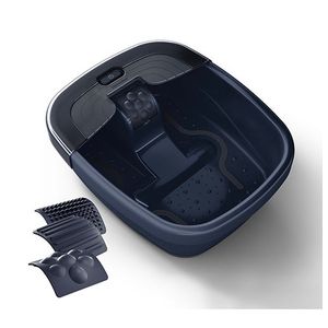 Bubble Bliss Deluxe Foot Spa w/ Heat Black Product Image