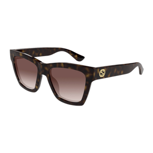 Gucci Women's GG1714S Sunglasses Havana/Brown Gradient Brown Gradient Havana Product Image