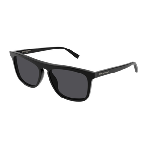 Saint Laurent SL586 Sunglasses Black/Black Black Black Product Image