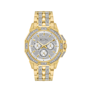Bulova Men's Octava Crystal Stainless Steel Watch Product Image