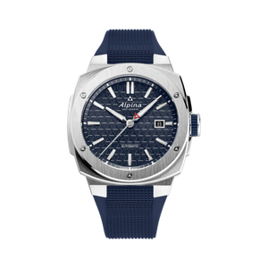 Alpina Men's Alpiner Extreme Automatic Blue Rubber Strap Watch Product Image