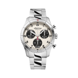 Alpina Men's Startimer Pilot Chronograph Big Date Stainless Steel Watch Product Image