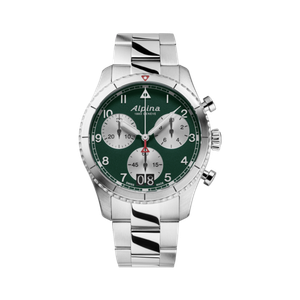 Alpina Men's Startimer Pilot Chronograph Big Date Stainless Steel Watch Product Image