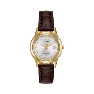 Citizen Women's Corso Brown Leather Strap Watch Product Image