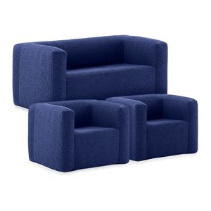 4pc Inflatable Furniture Set Navy Product Image
