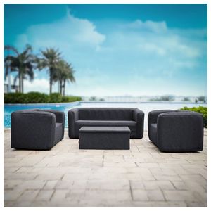 4pc Inflatable Furniture Set Flint Gray Product Image
