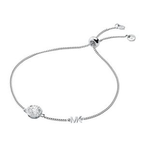 MK Pave Halo Silver Slider Bracelet Product Image