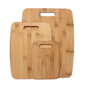 3pc Bamboo Cutting Board Set w/ Handles Product Image