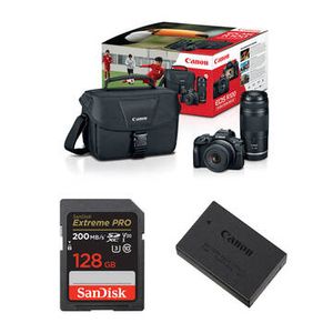 Canon EOS R100 Mirrorless Camera with 18-45mm and Product Image