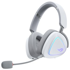 ASUS - ROG Delta II Wireless Gaming Headset for PC/Mac, Xbox, PS5, PS4 and Switch - White Product Image