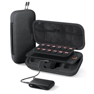 Belkin - Gaming Charging Case for Nintendo Switch 2, 10k Portable Charger Case 20W Quick Charging, Game Card Storage - Charcoal Product Image