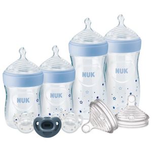 Simply Natural 9pc Bottle Gift Set w/ SafeTemp Blue Stars Product Image