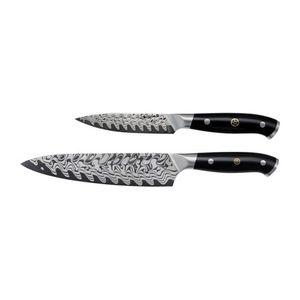 Compass Damascus 2pc Knife Set Product Image