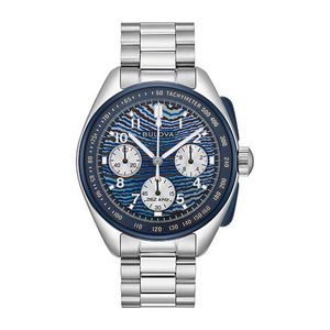 Mens Lunar Pilot HPQ NP20 Silver-Tone SS Watch Timascus Dial Product Image