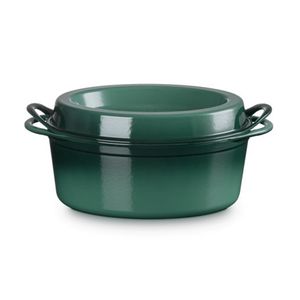 7.75qt Traditional Cast Iron Oval Doufeu Artichaut Product Image