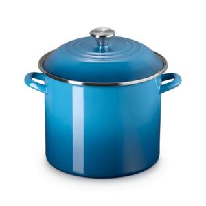 12qt Enamel on Steel Classic Stockpot w/ Lid Marseille Product Image