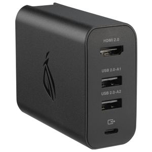ASUS - ROG 100W Charger Dock for ROG Xbox Ally (HDMI 2.0, USB-A, USB-C) - Black Product Image