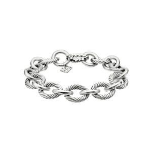 David Yurman Silver Oval Link Chain Bracelet Product Image
