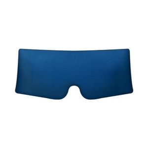 Blackout Wraparound 100% Real Silk Sleep Eye Mask Midnight Blue Product Image