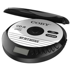 Coby CD Player/MP3/FM/BlueTooth -Rechangeable (Bla Product Image