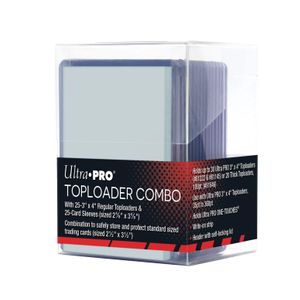 Ultra PRO - 25-Count Toploaders & Sleeves Combo with Box Product Image