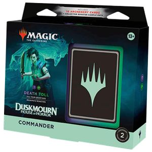 Wizards of The Coast - Magic: The Gathering Duskmourn - House of Horror Commander Deck - Death Toll Product Image