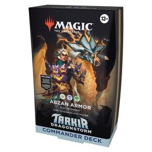 Wizards of The Coast - Magic: The Gathering Tarkir: Dragonstorm Commander Deck - Abzan Armor Product Image