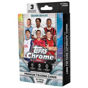 2024-25 Topps Chrome UEFA Club Competitions Hanger Box Product Image