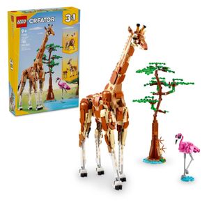 LEGO - Creator 3 in 1 Wild Safari Animals Set, Giraffe, Gazelles or Lion Toy 31150 Product Image