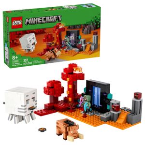 LEGO - Minecraft The Nether Portal Ambush Building Toy 21255 Product Image
