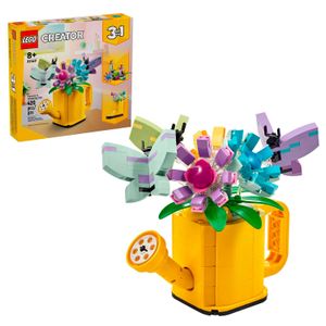 LEGO - Creator 3 in 1 Flowers in Watering Can Building Toy 31149 Product Image